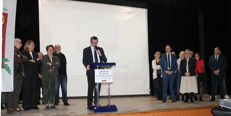 DISCOURS ET PHOTOS DE LA CÉRÉMONIE DES VOEUX DU MAIRE ET DE LA MUNICPALITÉ