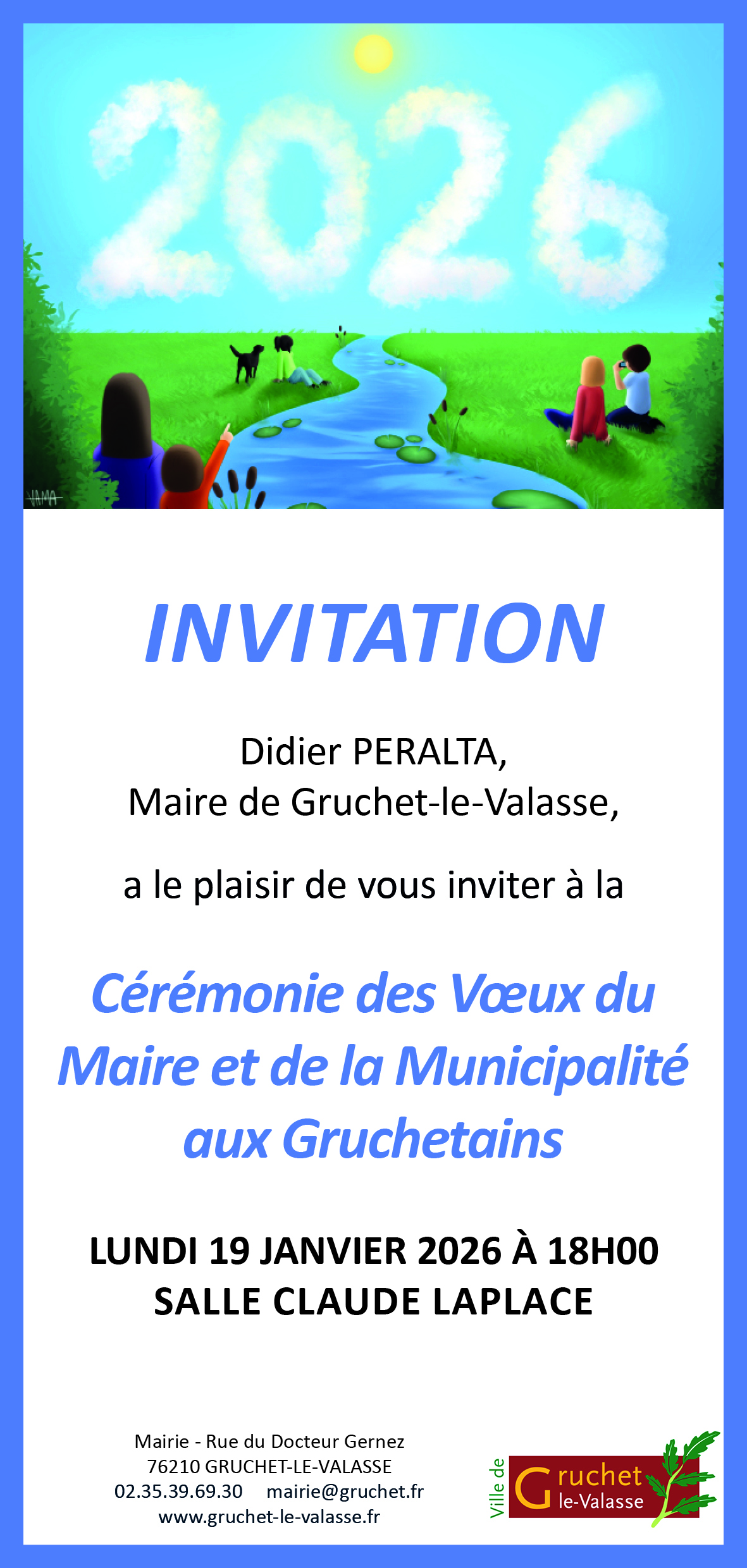 CÉRÉMONIE DES VOEUX À LA POPULATION